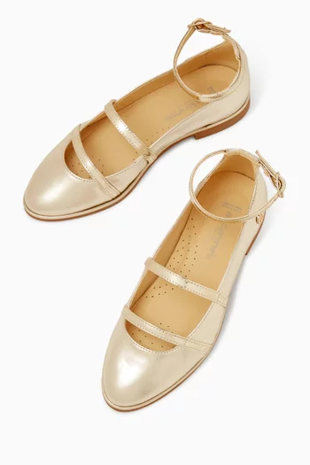 Double Strap Ballerina Sandals