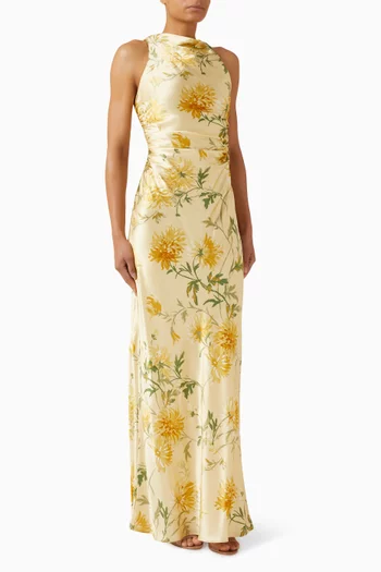 Anaiis Maxi Dress in Silk