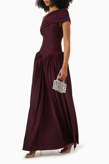 Abine One-shoulder Dress