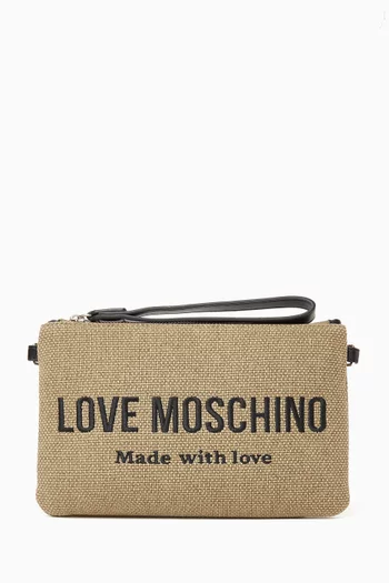 Cargo Clutch in Canvas