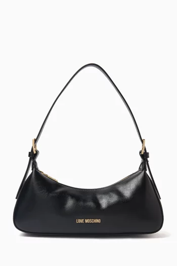 Smart Daily Shoulder Bag in Leather