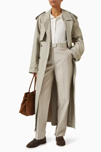 Hampshire Straight-leg Pants in Merino Wool