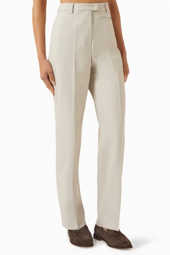 Hampshire Straight-leg Pants in Merino Wool