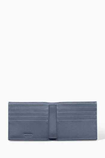 Bi-fold Wallet in Saffiano Leather