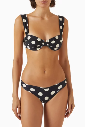Lulu Polka-dot Bikini Briefs