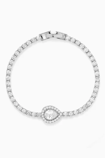 Nova Bracelet in Rhodium-plated Metal