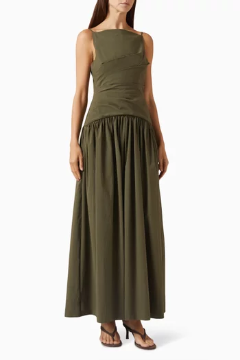 Campbell Square Neck Maxi Dress