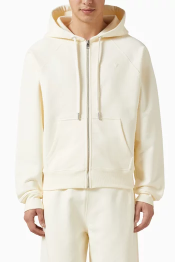 Ami de Coeur Zip Hoodie in Cotton Fleece