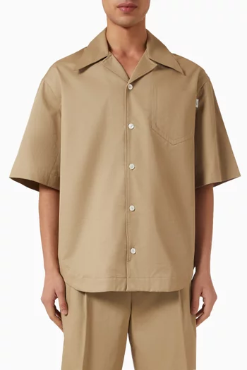 Collar Shirt in Cotton