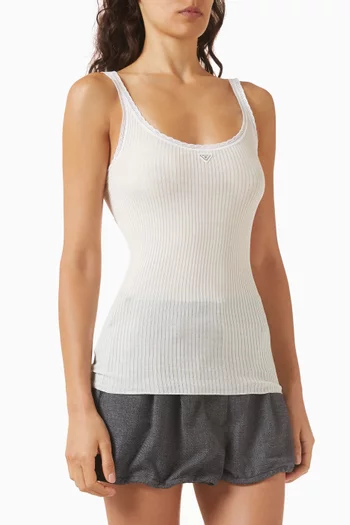 Logo Top in Cotton-rib
