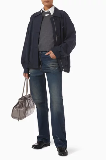 Button-up Jacket in Silk