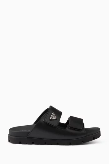 Slides in Leather