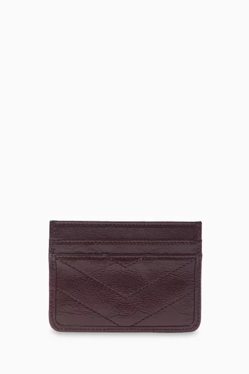 Niki Card Case in Vintage Leather