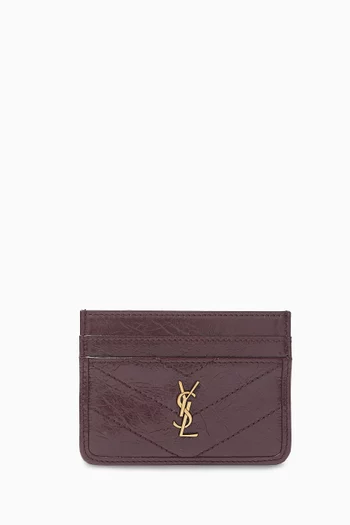 Niki Card Case in Vintage Leather