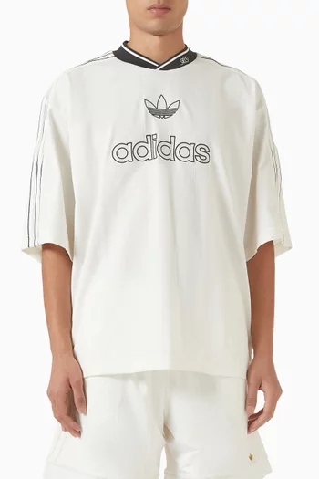Logo Knit Jersey