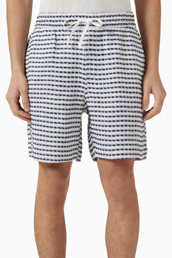 Rita Tailored Bouclé Shorts in Cotton-knit