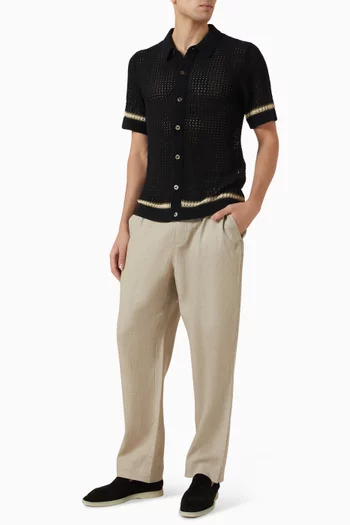 Avila Drawstring Pants in Linen