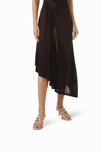 Modia 55 Sandals in Metallic Leather