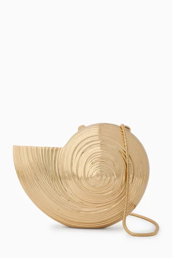 Marion Shell Clutch in Acrylic