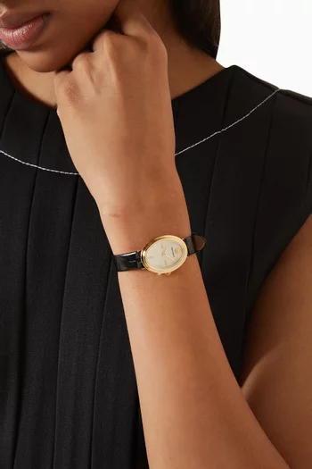 Oval Quartz Watch, 22mm