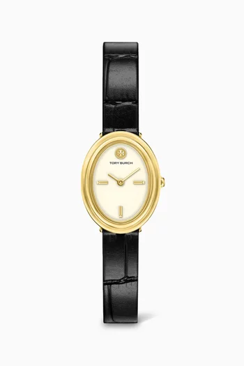 Oval Quartz Watch, 22mm