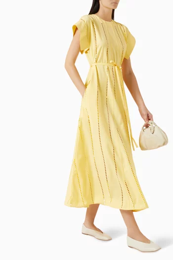 Shell Belted Dress