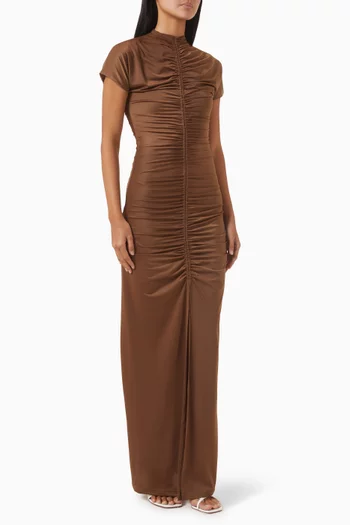 Tabitha Ruched Maxi Dress