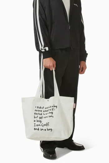 Printed Tote Bag in Canvas