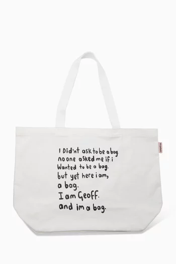Printed Tote Bag in Canvas
