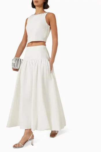 Jipalace Maxi Skirt in Taffeta