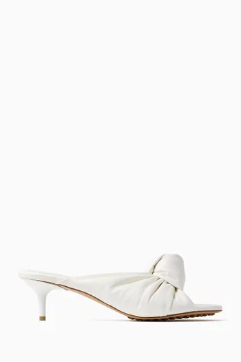 Cherry 50 Mule Sandals in Nappa