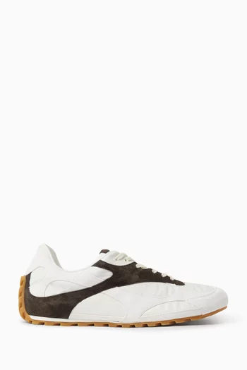 Orbit Flash Sneakers in Suede & Nylon