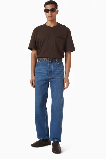 Wide-leg Jeans in Denim