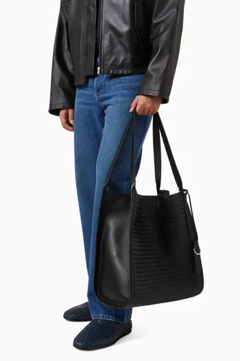 Corriere Tote Bag in Intrecciato Nappa Leather