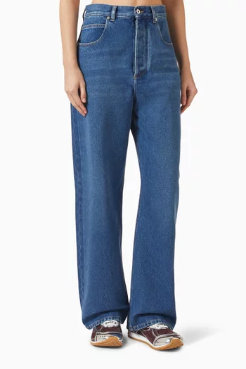Wide-leg Jeans in Denim