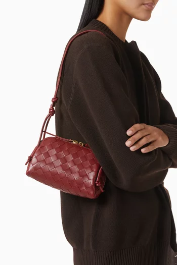 Concert Pouch in Intrecciato Leather