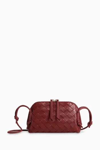 Concert Pouch in Intrecciato Leather