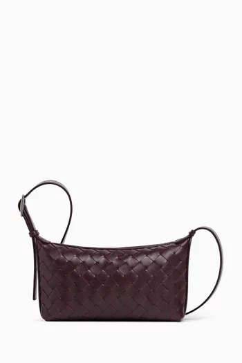 Traveler Phone Pouch in Intrecciato Calfskin
