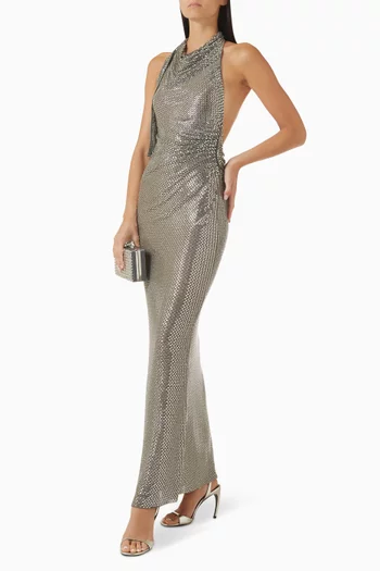 Rhinestone-embellished Dress