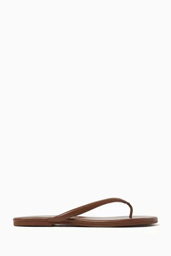 Jennifer Thong Flip-Flops in Leather