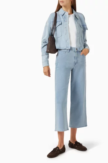 Jeanius Cropped Jacket in Cotton