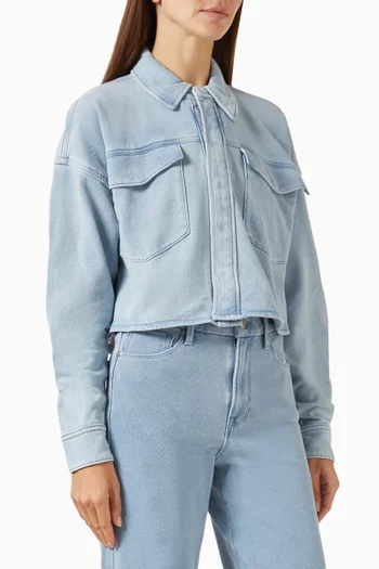 Jeanius Cropped Jacket in Cotton