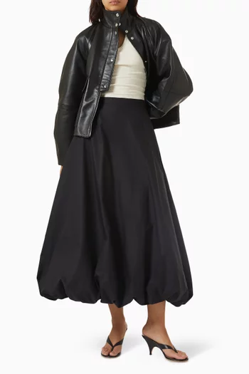 Aubrey Midi Skirt in Organic Cotton