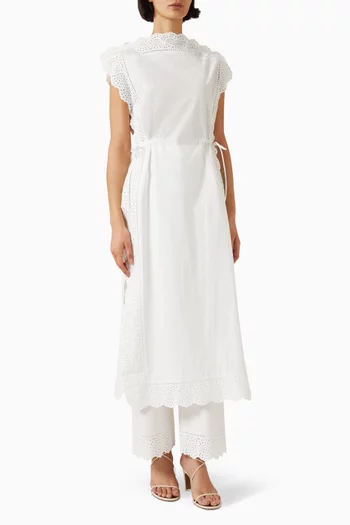 Gustava Tie-waist Top in Organic Cotton