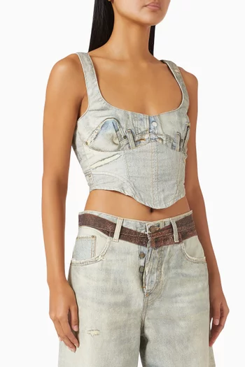 Elsie Crop Top in Cotton Blend