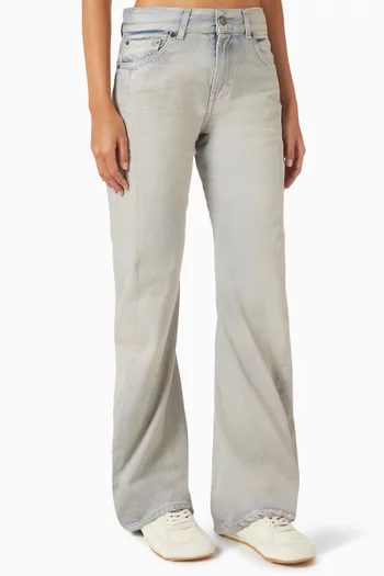 Gery Wide-leg Jeans in Denim