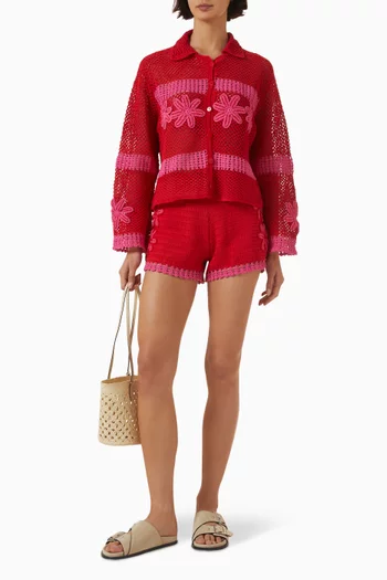 Alia Shirt in Crochet