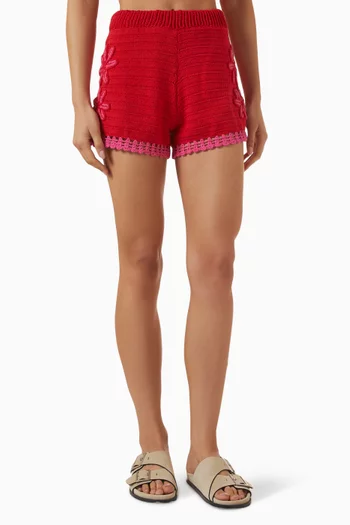 Alia Shorts in Crochet