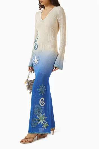 Malaga Knit Dress in Viscose Blend
