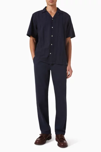Peer Jacquard-stripe Shirt